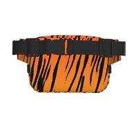 Tiger Stripe Fanny Pack Belt Bag for Women and Men, Fashionable Waist Pack for Traveling, Hiking