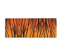 Tiger Stripe Gaming Desk Mat, Wide Surface Desk Pad for Keyboard, Mouse and Improved Gaming Stability