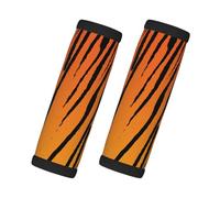 Tiger Stripe Luggage Handle Wraps Soft Neoprene Grip Handle Cover Detachable Luggage Identifier for Luggage