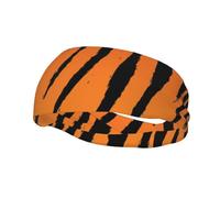 Tiger Stripe PrintHair Bands for Men Woman Headband Running Headband Sweat Wicking Gym