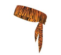Tiger Stripe Sweat Absorbent Bandana Headband - Stay Dry & Comfortable During Outdoor Sports - Perfect for Men and Women