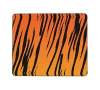 Tiger Stripe Thick Comfort Mouse Pad with Lock Edge Design, Large Non-Slip Rubber Base Desk Mat for Office