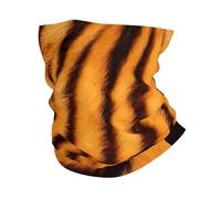 Tiger Striped Pattern Print Neck Warmer Ultra-Soft, Stretchy Neck Gaiter Winter Neck Gaiter Warmer For Menand Women
