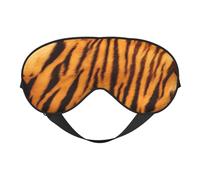 Tiger Striped Pattern Print Satin Sleep Mask & Eye Mask | Deep Dream Sleep Masks for Women & Men | Soft Sleeping Eye Mask to Nourish Skin