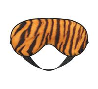 Tiger Striped Pattern Sleep Eye Mas Updated Design Light Blocking Night Eye Blinder Men Women Shift Work Travel