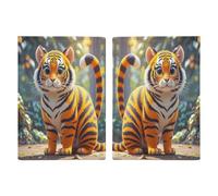 Tiger Stripes Orange Passport Holder Personalized Passport Wallet for Women Men Travel Document Organizer Holder