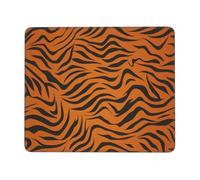 Tiger Stripes Orange Pattern Print Mouse Pad 8.3 x 10.3 in, Anti Slip Rubber Base Computer Mouse pad for Computers Laptop Office Desk Accessories