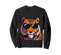 Tiger Sunglasses Birthday Costume Pajama Zoo Men Womens Kids Sweatshirt