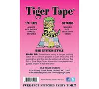 Tiger Tape Lined Stitching Tape, Polyurethane Ethylene Acetate Vinyl Rubber Silicone Polyvinyl Chloride, White, 30 Yards