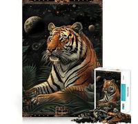 Tiger Tarot Card Hard Jigsaw Puzzle for Adults 1000 Pieces Smart Toy Casual Fun Accurate Cut Artistic Gift 50x75cm