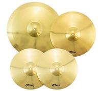 Tiger TDA7-BR Drum Cymbal Set 14” Hi-Hats, 16” Crash, 20” Ride Cymbals