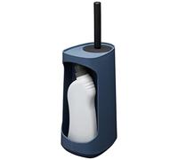 Tiger Tess, Toilet brush holder with storage capacity, freestanding and Swoop® brush flexible, Blue/Black, 187x145x454mm