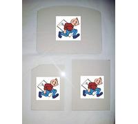 Tiger/Tiger Plus Stove Glass (370mm x 225mm) Plain