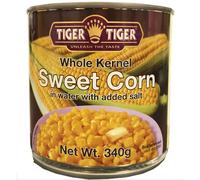 Tiger Tiger Whole Kernal Sweet Corn 340g
