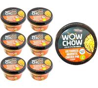 Tiger Tiger WOW CHOW Vietnamese Aromatic Chicken Pho Noodles Pot 76g x6 - Stir Fry Style Rice Noodle Pots, Gluten Free Instant Noodles Cup, Mild Instant Meals Multipack