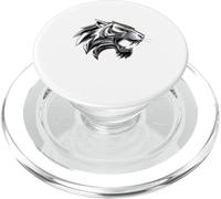 tiger tigrr zoo jungle cat roaring PopSockets PopGrip for MagSafe