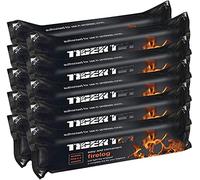Tiger Tim 20 x Smokeless Instant Lighting Fire Log 1.1kg Fuel for Open Fire Stove Burns 2-3 Hours