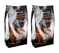 Tiger Tim Flamefast 400g Wood Wool Firelighters Natural Eco Odourless No Chemicals Long Burn Instant Fire Starters for Wood Burners Barbecues Stoves Grills Campfires (2)