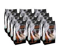 Tiger Tim Flamefast 400g Wood Wool Firelighters Natural Eco Odourless No Chemicals Long Burn Instant Fire Starters for Wood Burners Barbecues Stoves Grills Campfires (12)