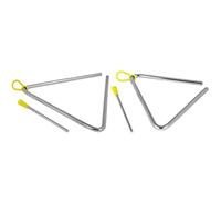 TIGER TRI14-MT 8" Triangle Instrument with Beater,Red & TRI7-2-MT 6" Triangle Instrument with Beater