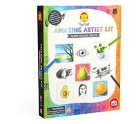 Tiger Tribe Amazing Artist Kit - 26 Piece All-In-One Kids Art Set With Guidebook, For Kids Age 8 +