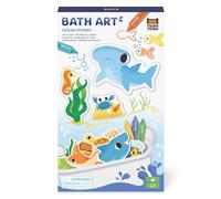 Tiger Tribe Bath Art Ocean Stories | Shark & Sea Creature Children's Activity Kit for Baths | Washable Bathtub Colouring & Stickers Set for Kids | Creative Water Toys | Gifts for 3+ Year Old Children