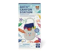Tiger Tribe Bath Crayon Station | Washable Bathtub Crayons | Colouring Kit for Kids | Mess Free Creative Art Pens for Baths & Storage Pouch | Toddler Tub Activity Set | Gifts for 3+ Year Old Children