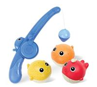 Tiger Tribe Catch & Splash Bath Fishing Game, Magnetic Hook Water Toy | Magnetic Hook & Rod Fish Play Set, Suitable for Tub & Paddling Pool, Fun Gift for Baby Boys & Girls Age 2-4