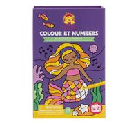 Tiger Tribe Mermaids & Friends Colour By Numbers Tiger Tribe Multicolor