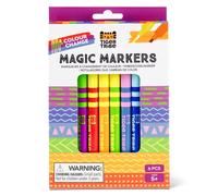 Tiger Tribe Colour Change Magic Markers - 6pcs Dual Tip Marker Pen Set Tiger Tribe Multicolor