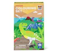 Tiger Tribe Dinosaur Colouring & Drawing Set for Kids | Dinosaur Themed Kids Colouring & Drawing Art Set