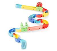 Tiger Tribe ECO Marble Waterslide, 35 Piece Bath Slide Toy for Kids | Sustainably Made with Bioplastic, Interactive Bath Slide Toy, Gift for Toddlers & Children Age 3+