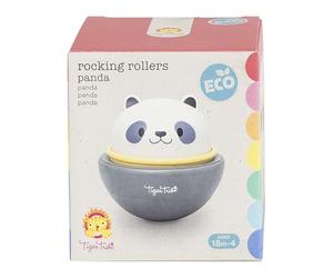 Tiger Tribe ECO Rocking Rollers (Panda) | 2-in-1 Rock & Rolling Animal Car On Wheels | Interactive Toy Cars | Vehicle Gifts For Toddlers & Kids | Sustainably Made with Bioplastic | Age 18 + Months Old