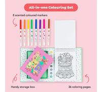 Tiger Tribe Fruity Cutie Scented Colouring - 10 Piece Kids Art Set Tiger Tribe Multicolor