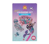 Tiger Tribe Glitter Colouring Set - Ocean Dreams