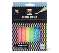 Tiger Tribe Glow Pens - Six Pens In Dazzling Shades