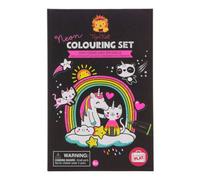 Tiger Tribe Neon Colouring Set - Unicorns and Friends