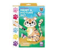 Tiger Tribe Paint A Picture Set (Wild Animals) - Mess Free Kids Water Painting Activity Tiger Tribe Multicolor