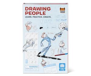Tiger Tribe People Drawing & Colouring Set for Kids