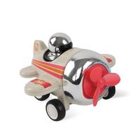 Tiger Tribe Presto Plane Drifter (Cream) | Toy Planes | Push Down Aeroplane Toys for Kids | Interactive Vehicles for Boys & Girls | Gifts for 3+ Year Old Children | Toddler Development & Learning Set