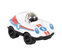 Tiger Tribe Presto Racers (Ace) - White Push & Go Race Car Tiger Tribe White