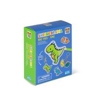 Tiger Tribe Shrinkorama Bag Tags Dino- Kids' Make Your Own Bag Charms Crafts Kit