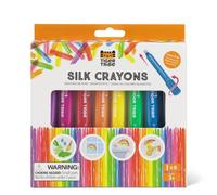 Tiger Tribe Silk Crayons, Toddler Colouring Crayons | Smooth Silk Texture Toddler Colouring Crayons for Kids