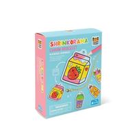 Tiger Tribe Skrinkorama Kawaii Drinks Charm Bracelet Making Kit | Shrink Art Sheet & Bracelet Chain | Arts & Crafts Activities for Kids | Make Your Own Jewellery Set | Creative Gifts for 4+ Year Olds