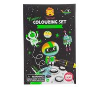 Tiger Tribe Space Neon Colouring Set & Drawing Set