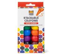 Tiger Tribe Stackable Crayons Retro Rainbow