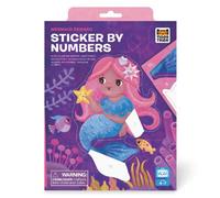 Tiger Tribe Sticker By Numbers - Mermaid Friends - Kids' Travel Activity Set