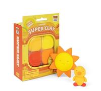 Tiger Tribe Super Clay Sunrise, Yellow & Orange Air Dry Modelling Kit | Yellow & Orange Air Dry Clay Craft Set with Tools, Creative Activity for Imaginative Play, Art Gift for Boys & Girls Age 4+