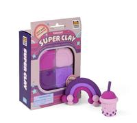 Tiger Tribe Super Clay Twilight | Purple Coloured Air Dry Modelling Kit for Kids | Craft Set & Tools for 4+ Year Old Children | Art Gifts for Boys & Girls | Creative Activities for Imaginative Play