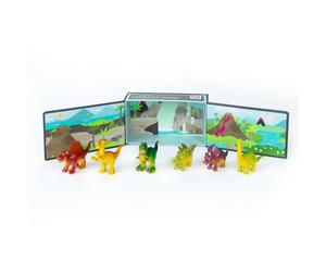 Tiger Tribe Trio Of Mini Dinosaur Toys